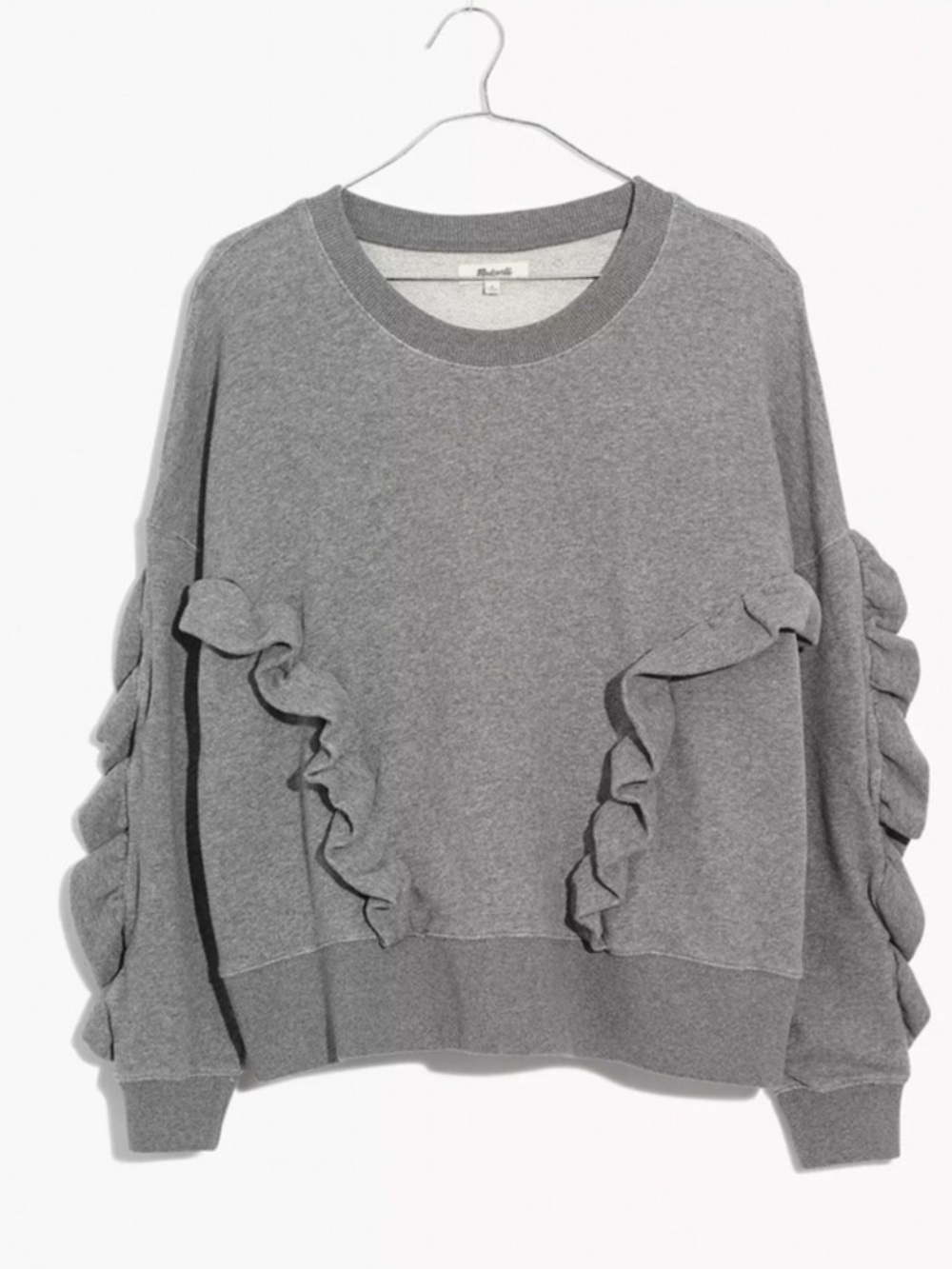 Madewell Ruffle Sweatshirt - Picture 3 of 8